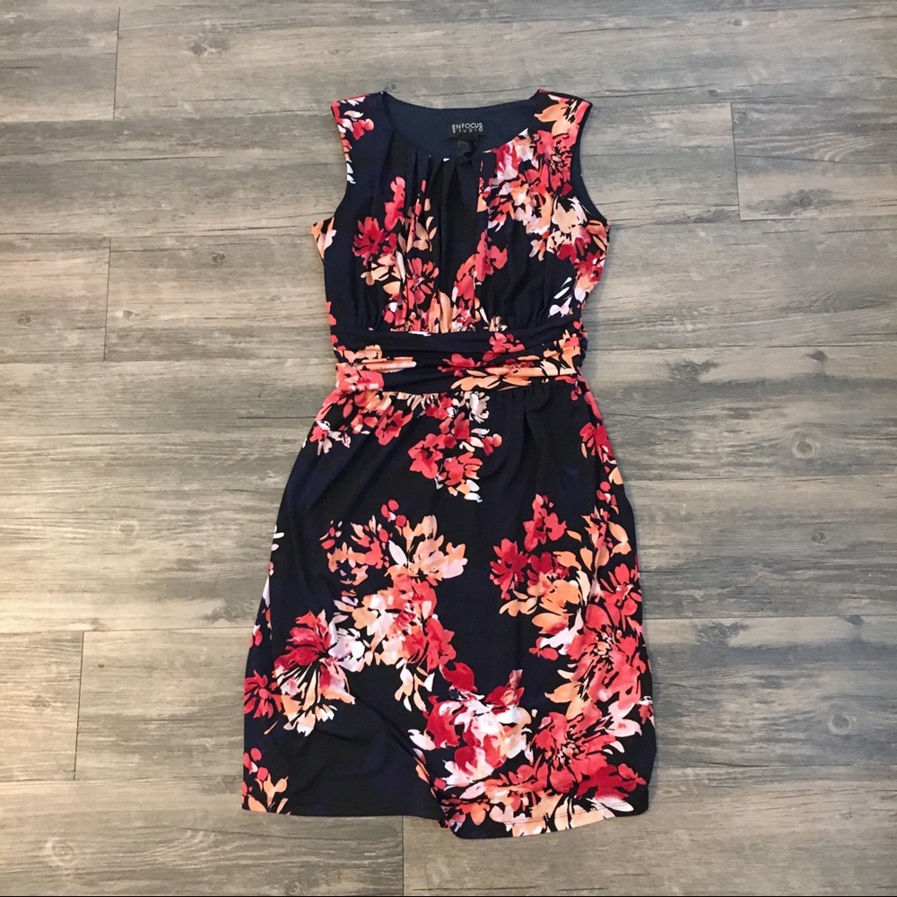 Enfocus Studio Floral Fit & Flare Dress